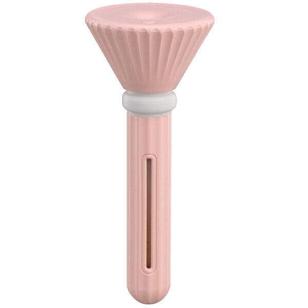 Portable humidifier for plants in pink, adding a stylish and functional touch to plant care.