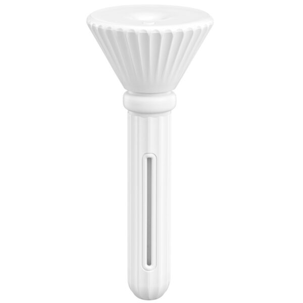 White portable humidifier for plants, offering efficient hydration and a clean aesthetic.