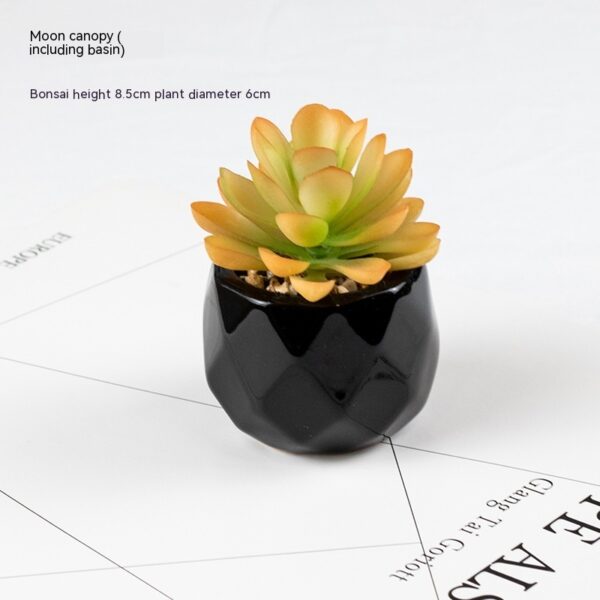 Mini Artificial Succulent Plant with Pot – Realistic Decorative Greenery for Home or Office - Home Decor | All Products
