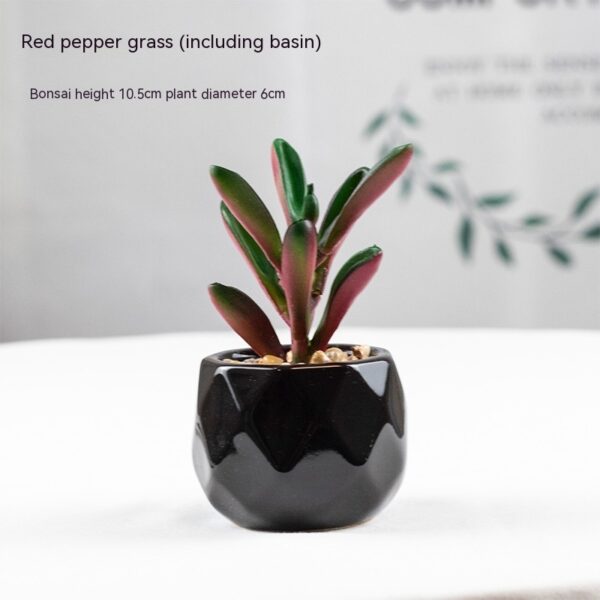 Mini Artificial Succulent Plant with Pot – Realistic Decorative Greenery for Home or Office - Artificial Succulent | Artificial Plants