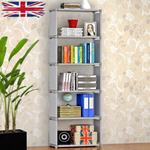 6 Tier Modern Book Shelves – Strong Storage Unit with Fabric and Steel Frame Fabric Storage Rack Garden Plant Terra 6 Tier Modern Book Shelves – Strong Storage Unit with Fabric and Steel Frame - Fabric Storage Rack | All Products