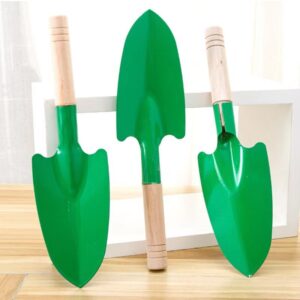 Wooden Handle Garden Digging Shovel – Small Hand Trowel for Planting & Weeding Gardening Tool Garden Plant Terra Wooden Handle Garden Digging Shovel – Small Hand Trowel for Planting & Weeding