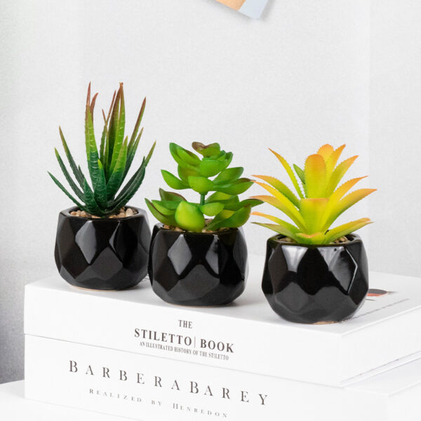 Mini Artificial Succulent Plant with Pot – Realistic Decorative Greenery for Home or Office - Artificial Succulent | All Products