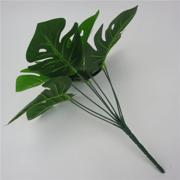 Artificial Monstera Plant – Realistic 9 Turtle Leaves, Durable Plastic Greenery for Home Decor - Monstera Plant | All Products