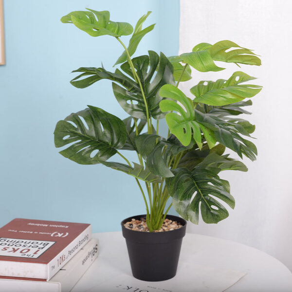 Artificial Monstera Plant – Realistic Indoor Green Plastic Plant for Home, Wedding, and Photography Decor - Artificial Succulent | All Products