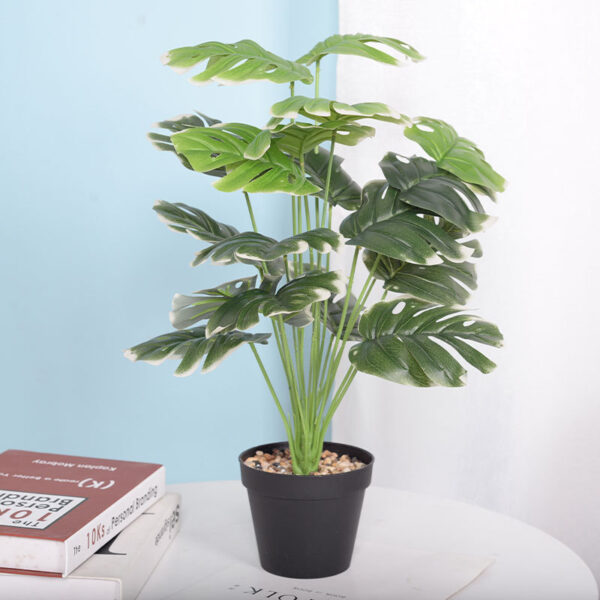 Artificial Monstera Plant – Realistic Indoor Green Plastic Plant for Home, Wedding, and Photography Decor - Home Decor | All Products
