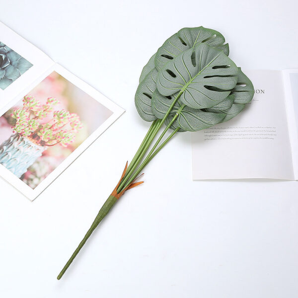 Nordic Artificial Turtle Back Plant – Handmade Green Silk Leaves for Home Decoration - Artificial Plant | All Products