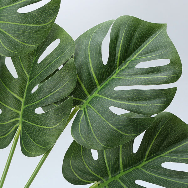 Nordic Artificial Turtle Back Plant – Handmade Green Silk Leaves for Home Decoration - Home Decor | All Products
