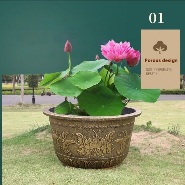 Resin Bonsai Pot for Fish Farming – Durable Thickened Plastic Planter - Outdoor Planters | All Products