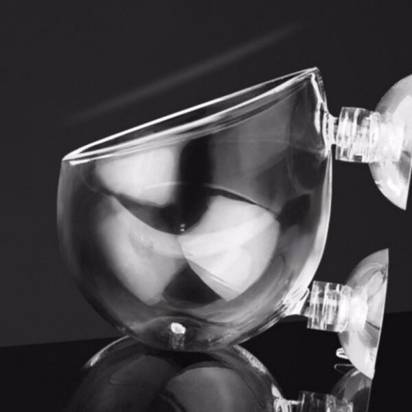 Aquatic Plant Nursery Pot Glass Cultivation Cup for Aquarium Plants - Aquarium Accessories | Hydroponic Plant Pots