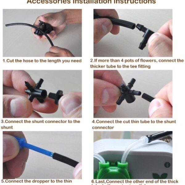 Automatic Plant Watering System with Bluetooth Control and 8 Drippers - Automatic Watering Device | All Products