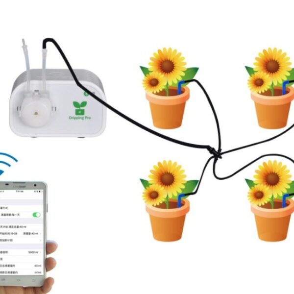 Automatic Plant Watering System with Bluetooth Control and 8 Drippers - Bluetooth Water Timer | All Products