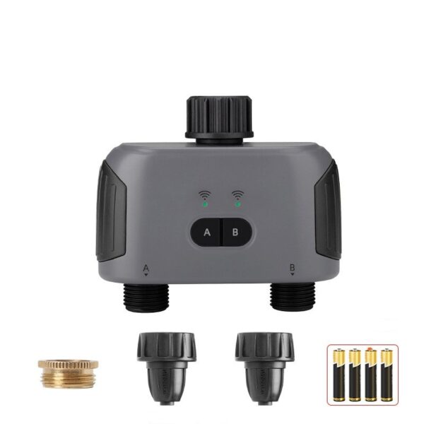 Bluetooth Watering Timer with Dual Outlet and Mobile App Control - Bluetooth Water Timer | All Products