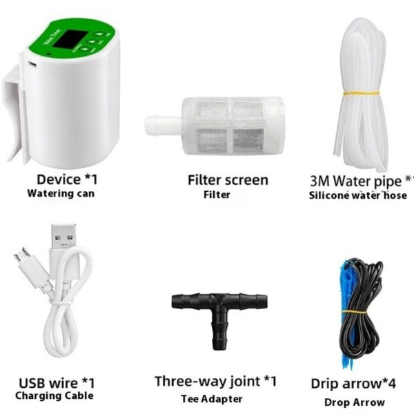 Intelligent Potted Drip Water Equipment Gardening Green Plant Automatic Sprinkler Watering Device - Drip Irrigation System | Garden Tools & Supplies