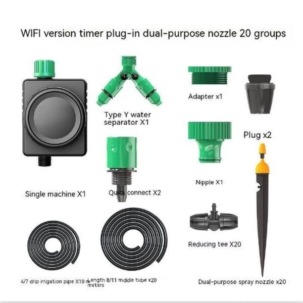 Smart Garden Irrigation Timer WiFi Water Valve with Mobile Control for Home Use - Drip Irrigation System | All Products