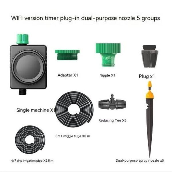 Smart Garden Irrigation Timer WiFi Water Valve with Mobile Control for Home Use E - Smart Irrigation System | Watering Tools & Devices