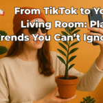 Hanging Flower Pot Bracket – Metal & Wood Decorative Planter for Home Decor Durable Planter Garden Plant Terra 15 from-tiktok-to-your-living-room-plant-trends-you-cant-ignore